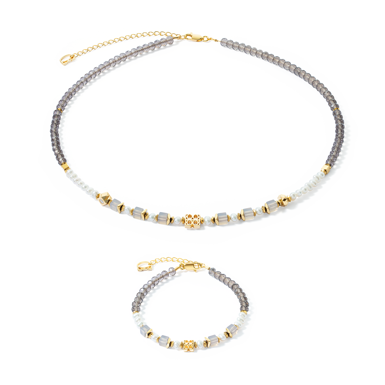 ICONIC Collection Classic Signature bracciale oro-taupe