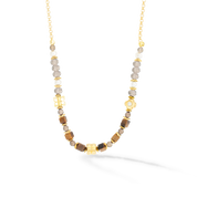 ICONIC Collection Spike collana oro-marrone