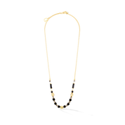 COEUR DE LION ICONIC Collection Collana Spike oro-nero – Vista frontale