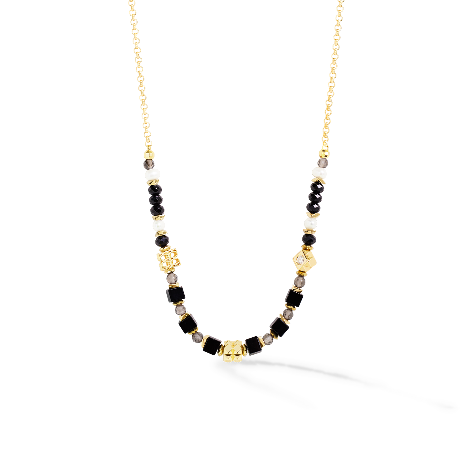 COEUR DE LION ICONIC Collection Collana Spike oro-nero – Anteprima