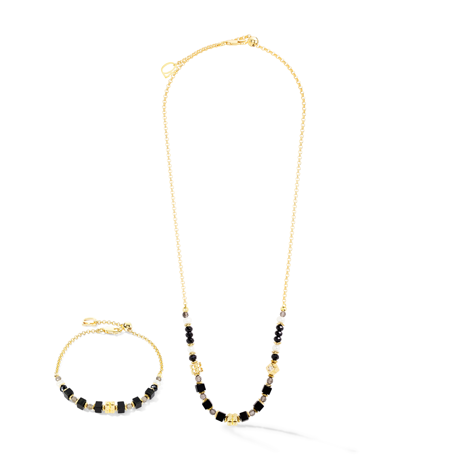 COEUR DE LION ICONIC Collection Collana Spike oro-nero – Foto set