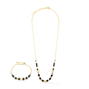 COEUR DE LION ICONIC Collection Collana Spike oro-nero – Foto set