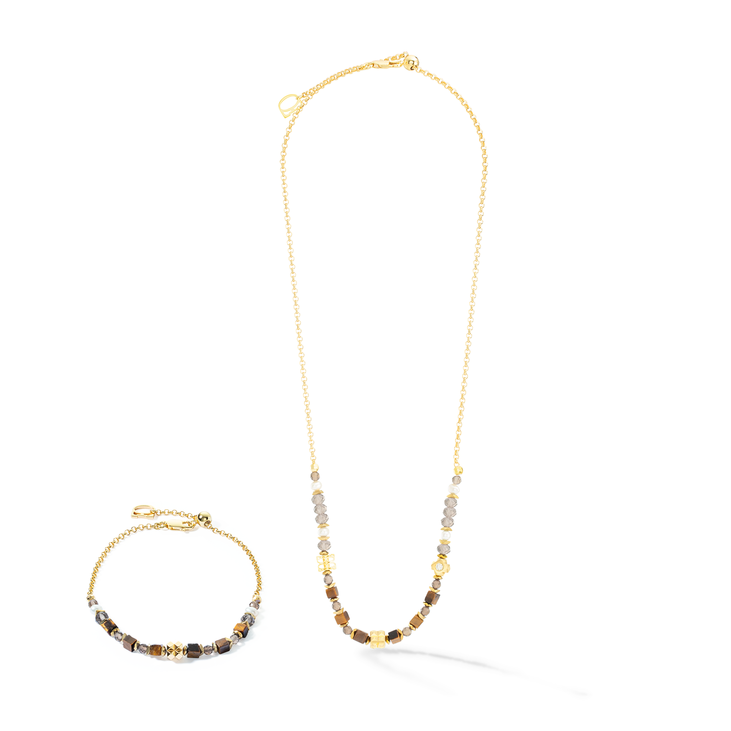 ICONIC Collection Spike bracciale oro-marrone