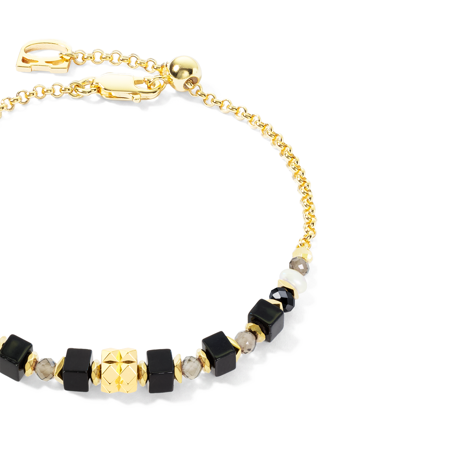 COEUR DE LION ICONIC Collection Bracciale Spike oro-nero – Anteprima