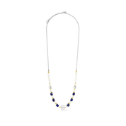 COEUR DE LION ICONIC Collection Collana Signature argento-blu – Vista frontale