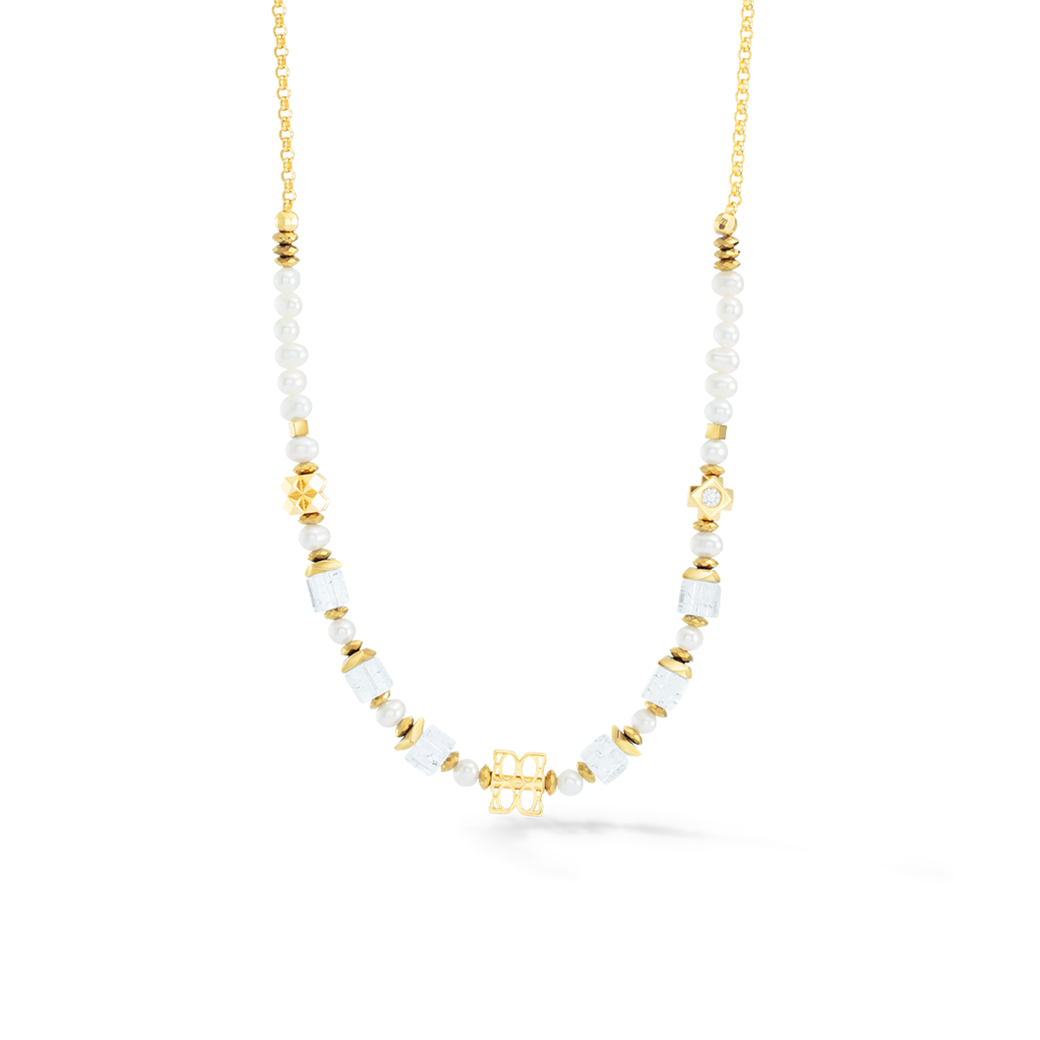 ICONIC Collection Signature collana oro-bianco