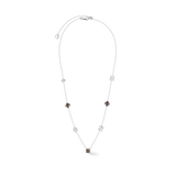 STATION Collection Collana Slider grigio-argento