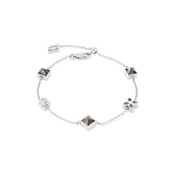 COEUR DE LION STATION Collection Bracciale Slider grigio-argento – Vista frontale