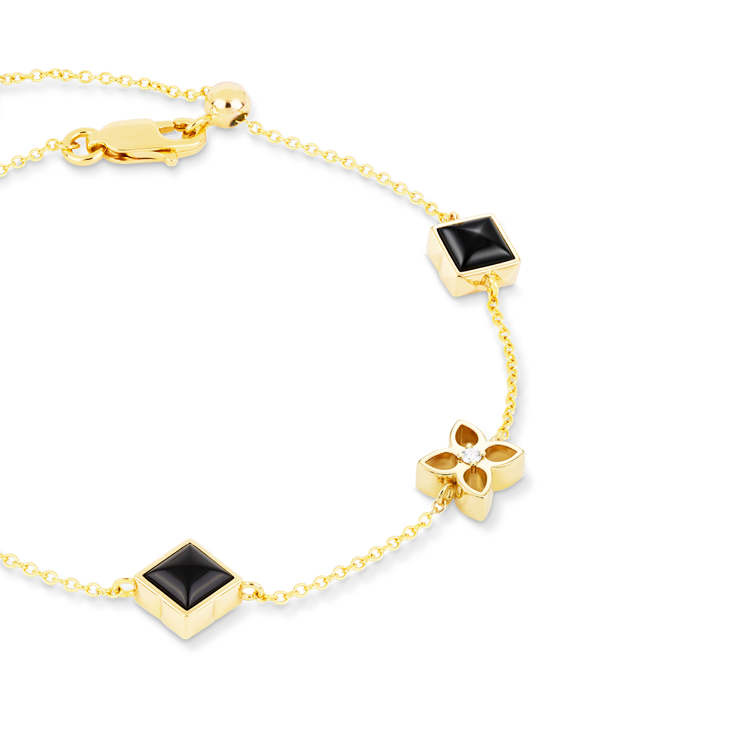 COEUR DE LION STATION Collection Bracciale Slider nero-oro – Anteprima