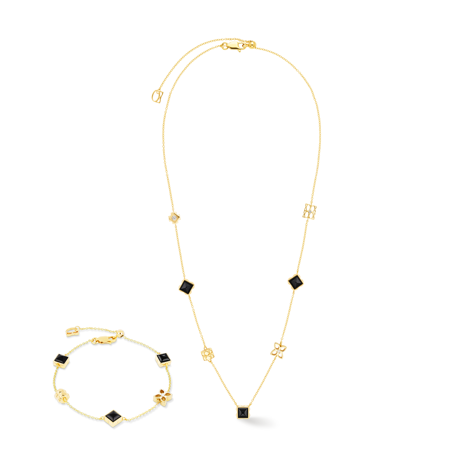 COEUR DE LION STATION Collection Bracciale Slider nero-oro – Foto set