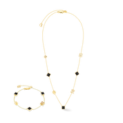 COEUR DE LION STATION Collection Bracciale Slider nero-oro – Foto set