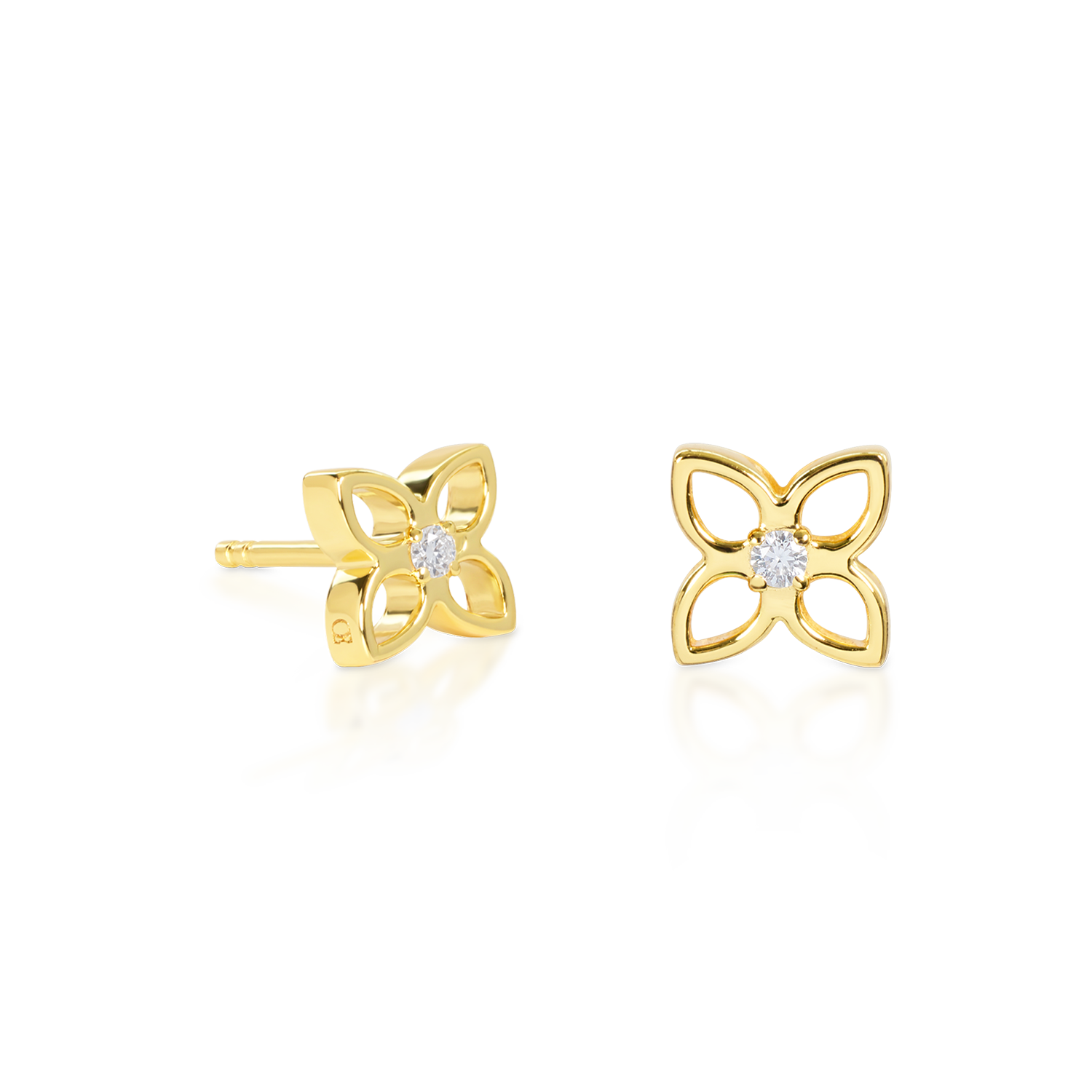 COEUR DE LION Fine Edition Orecchini a lobo PETAL oro – Anteprima