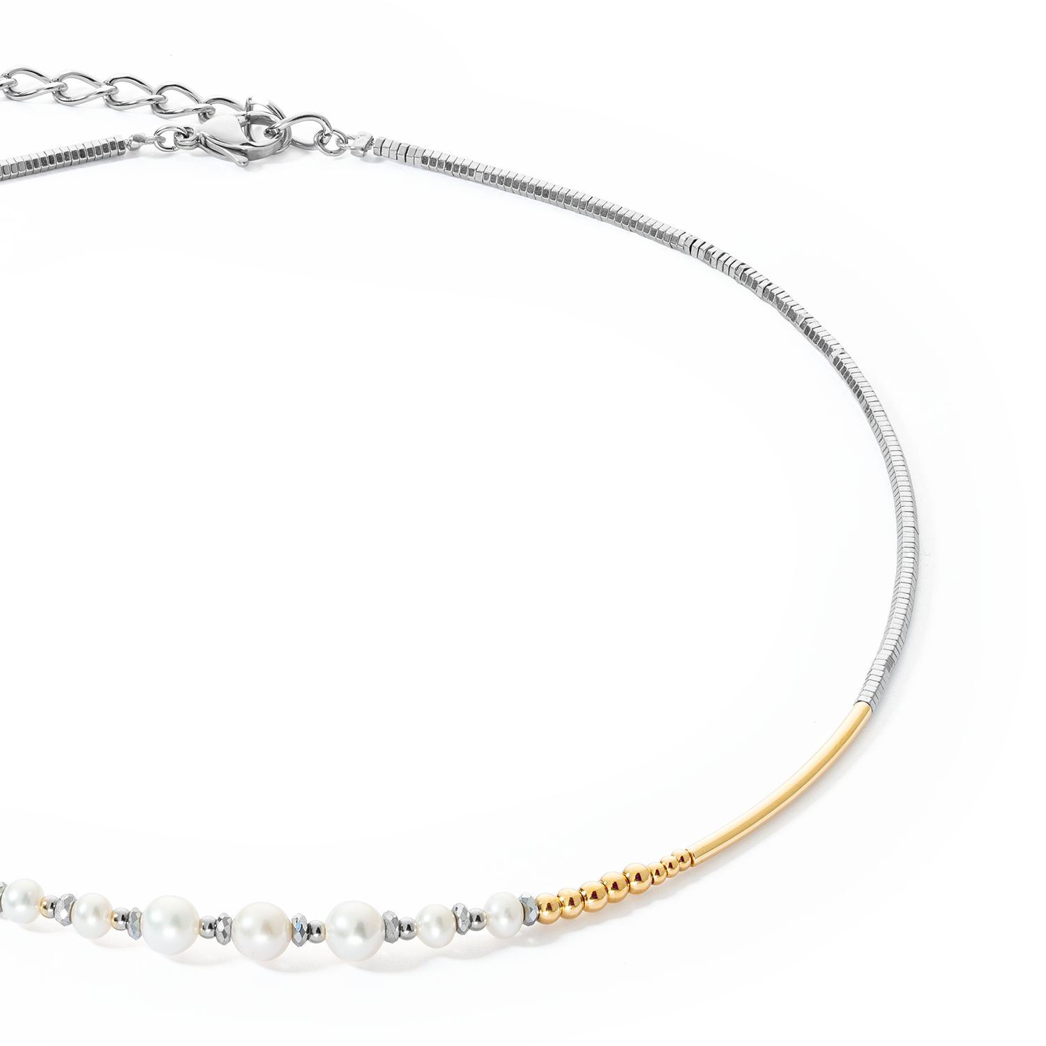 Collana Classic Princess Perle d'acqua dolce bicolore