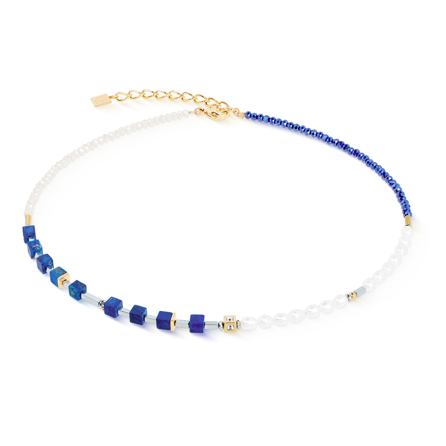 Collana Princess Fusion Pearls lapislazzuli
