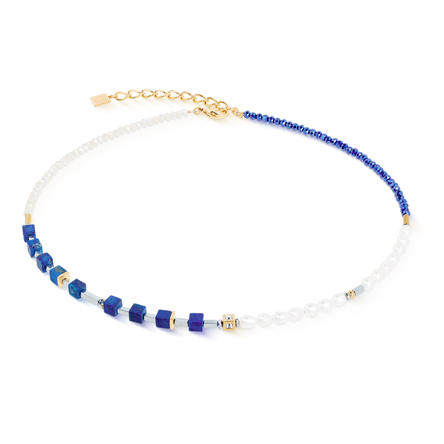 Collana Princess Fusion Pearls lapislazzuli