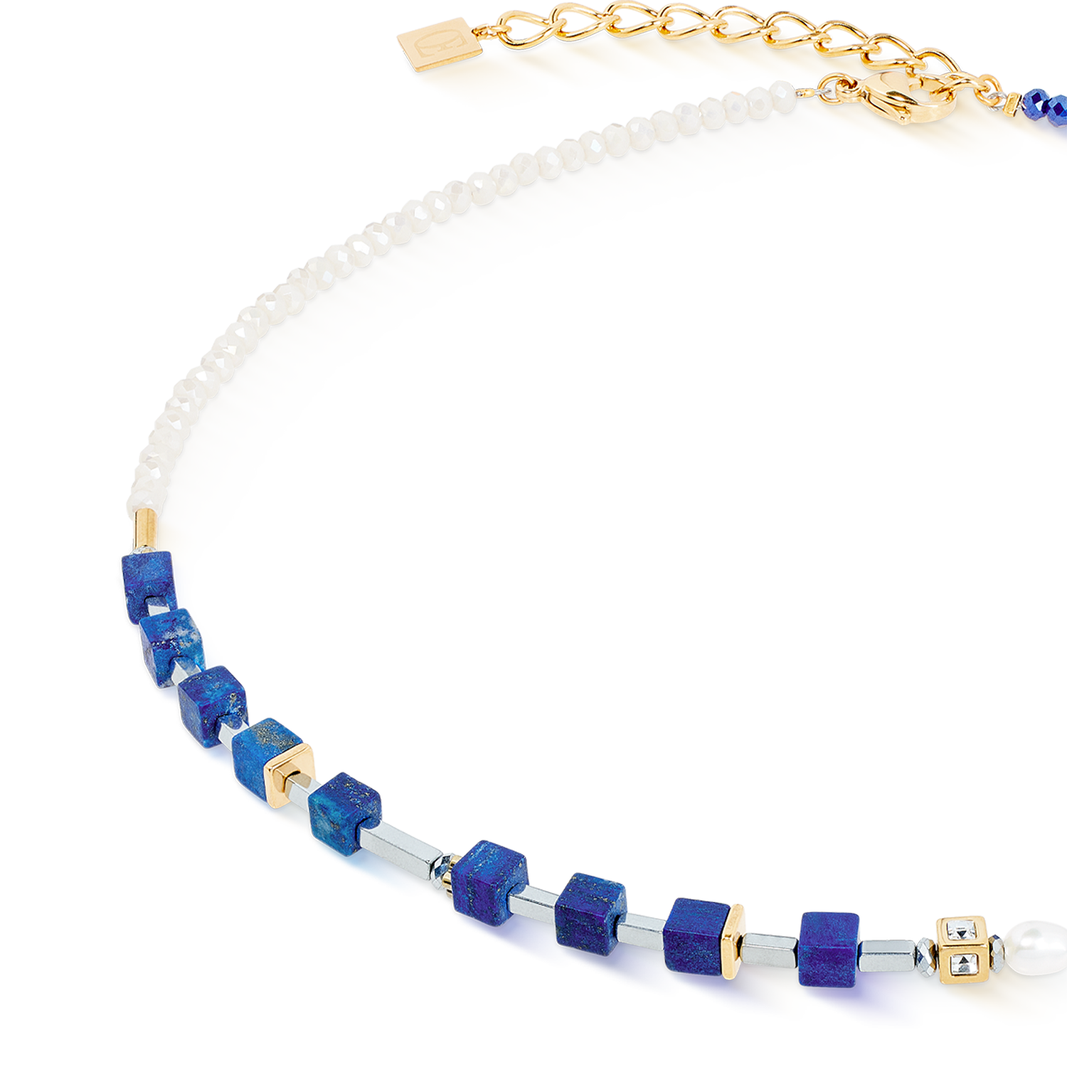 Collana Princess Fusion Pearls lapislazzuli