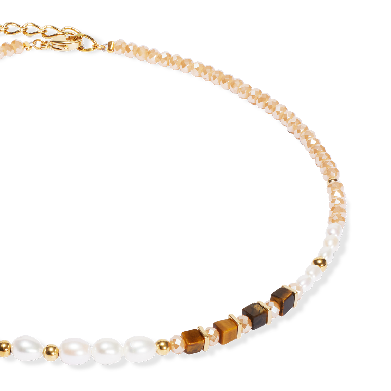 Collana Cosmic Pearls deep oro
