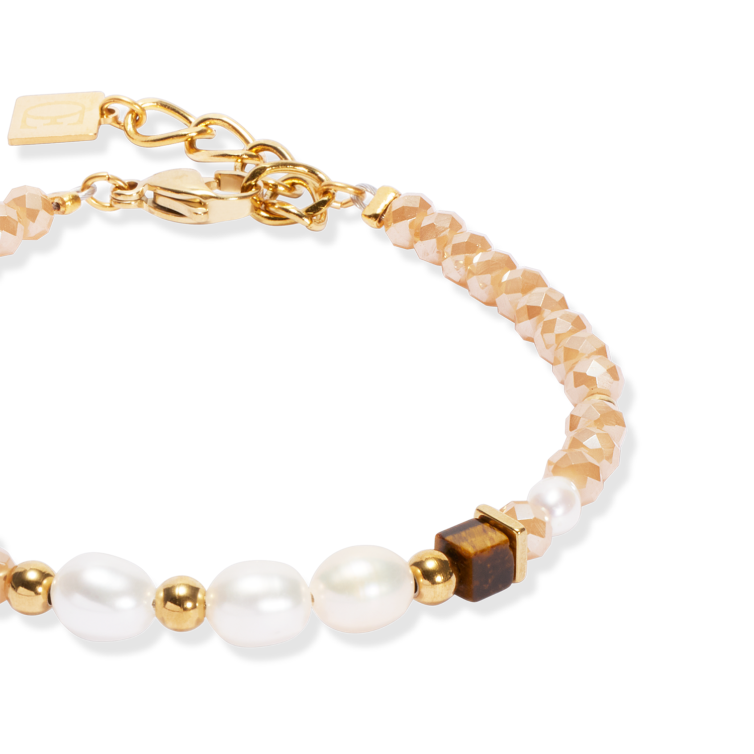 Bracciale Cosmic Pearls deep oro