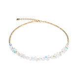 Collana Dancing Crystals & Pearls oro