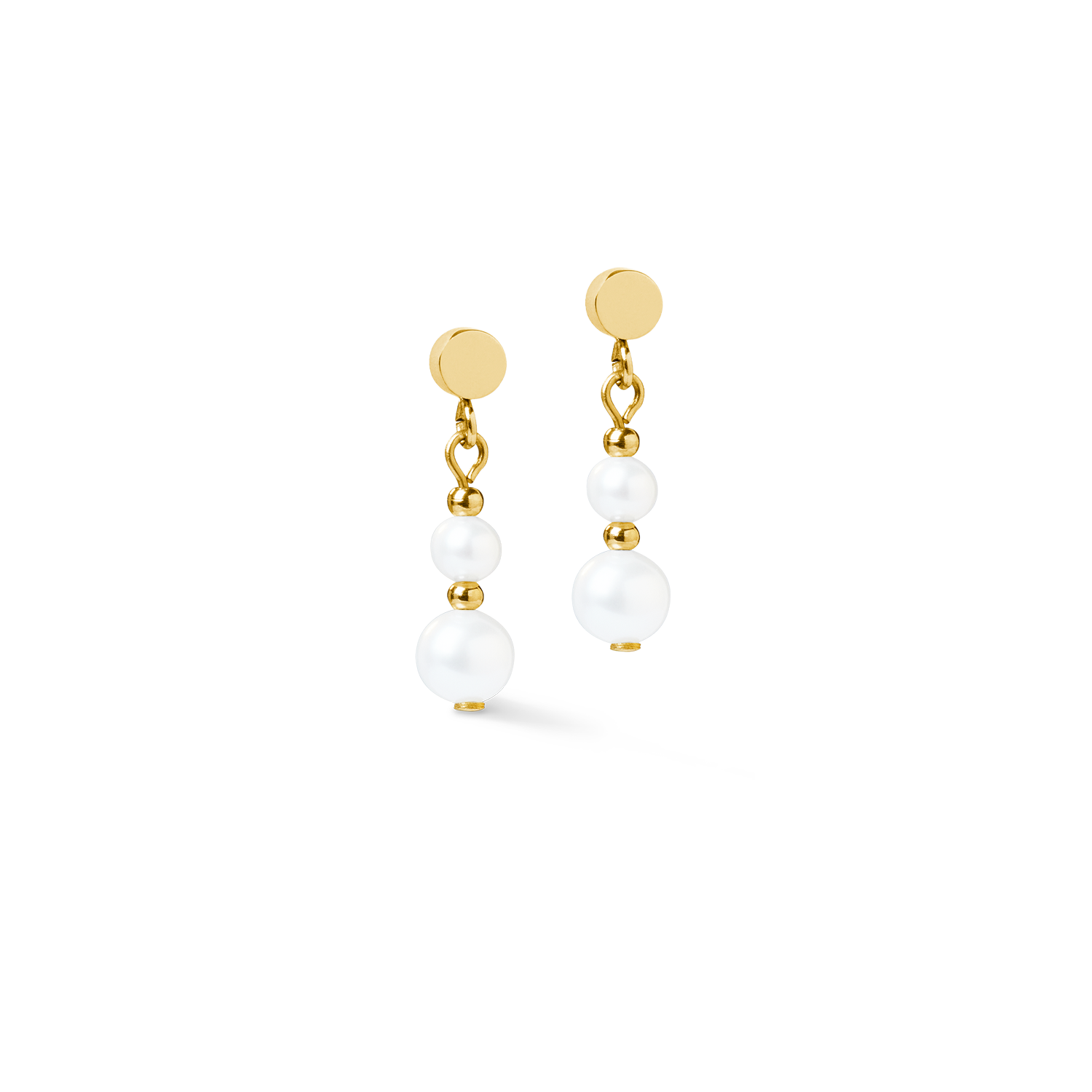 Orecchini Pearl & Spikes Drop oro