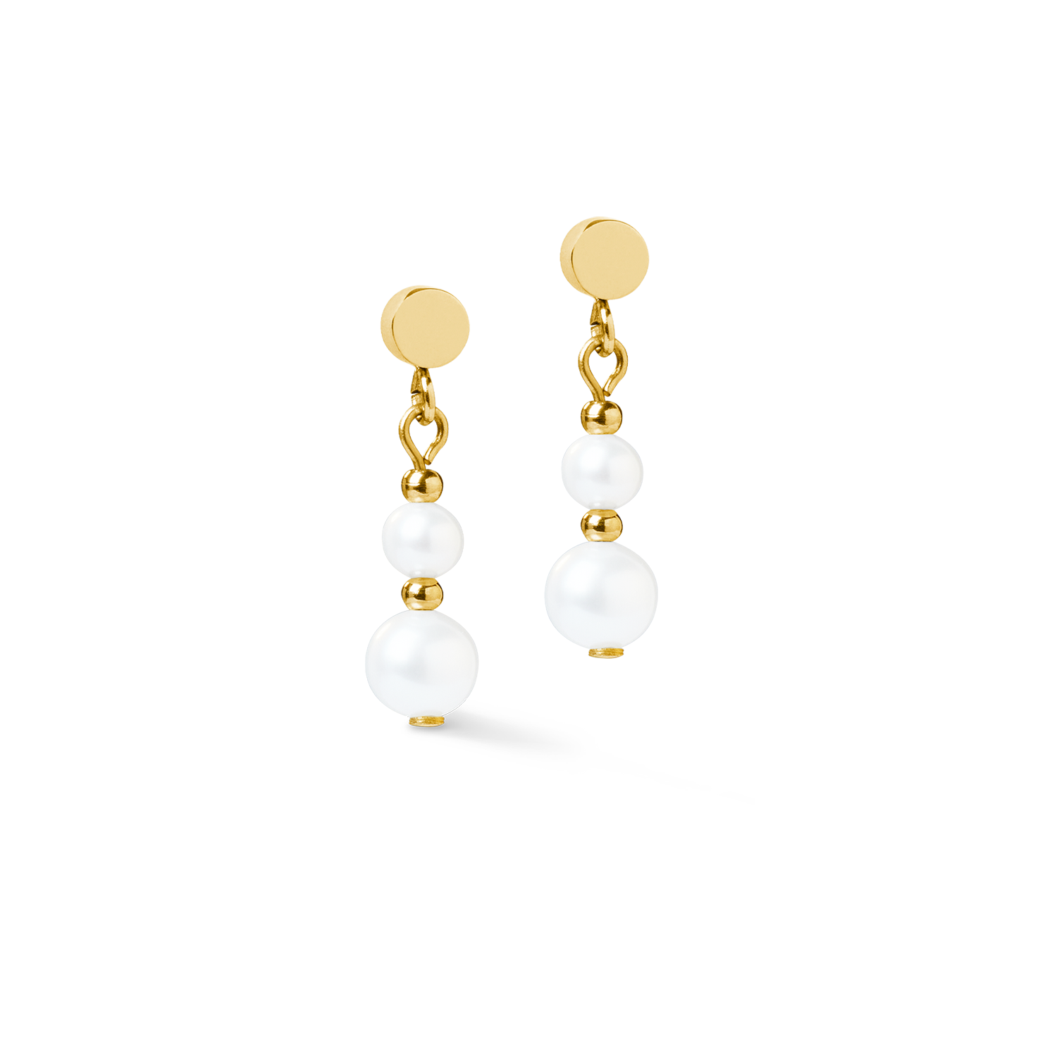 Orecchini Pearl & Spikes Drop oro