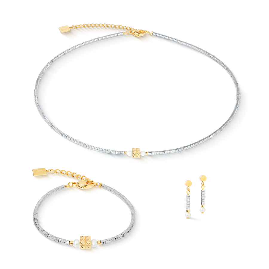 Collana Edge & Grace argento-oro