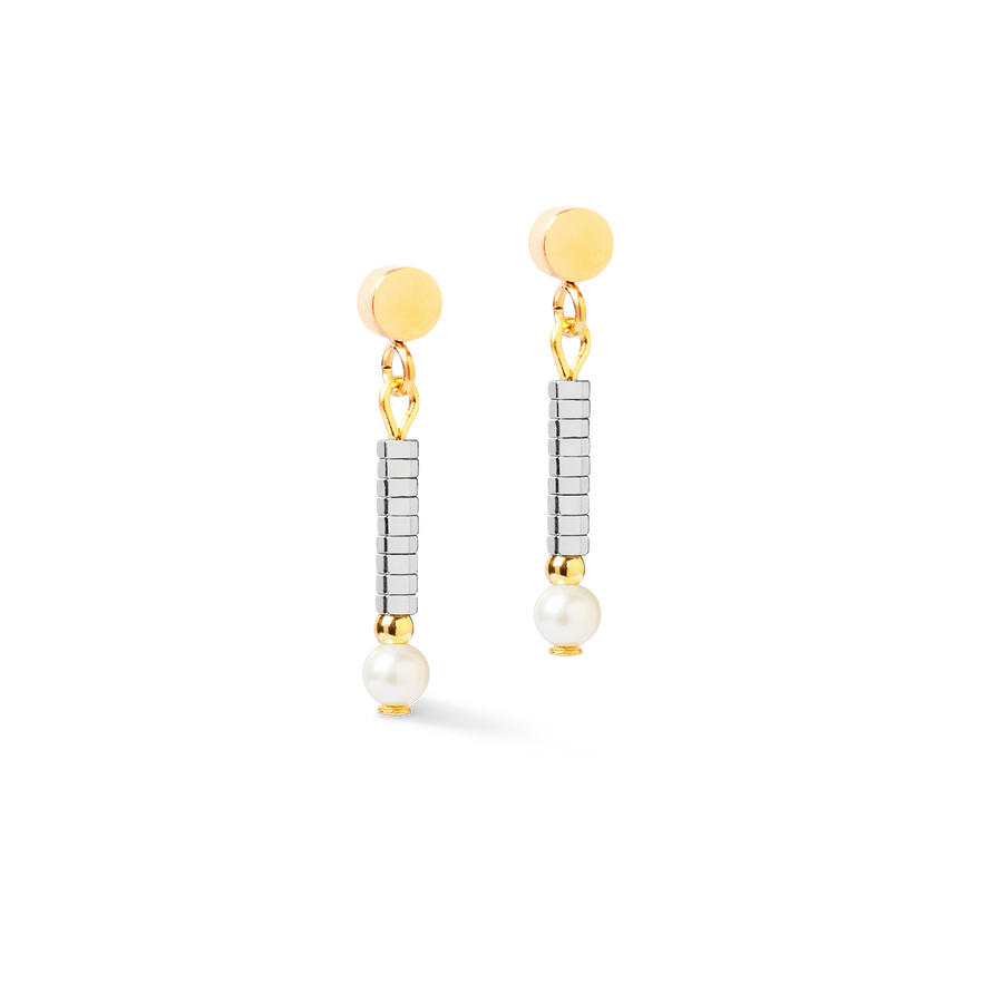 Orecchini Edge & Grace argento-oro