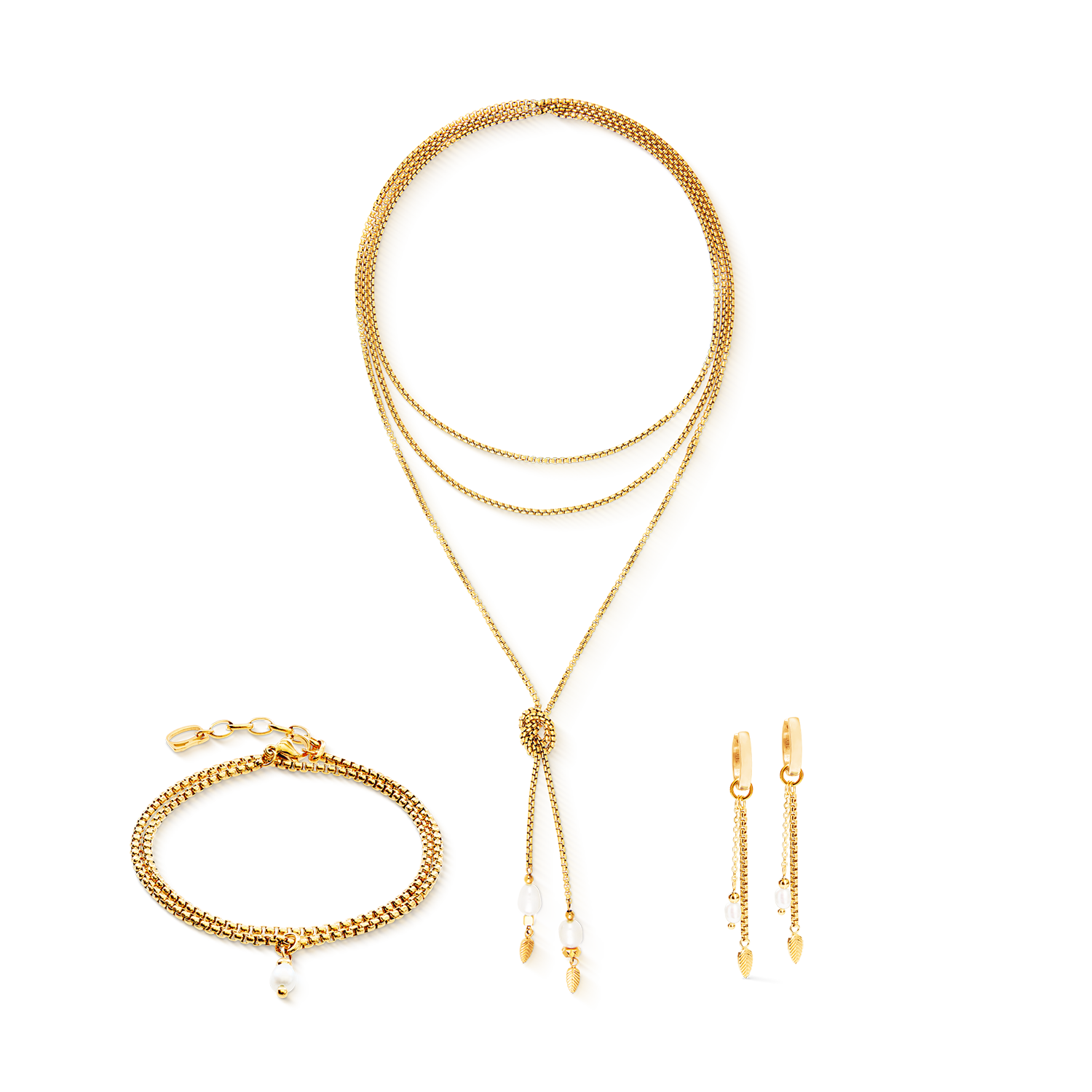 Collana Serene Knot Chain oro