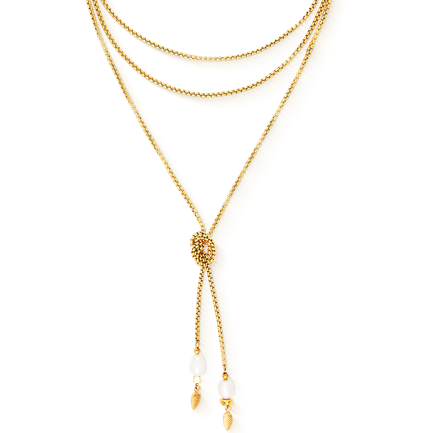 Collana Serene Knot Chain oro