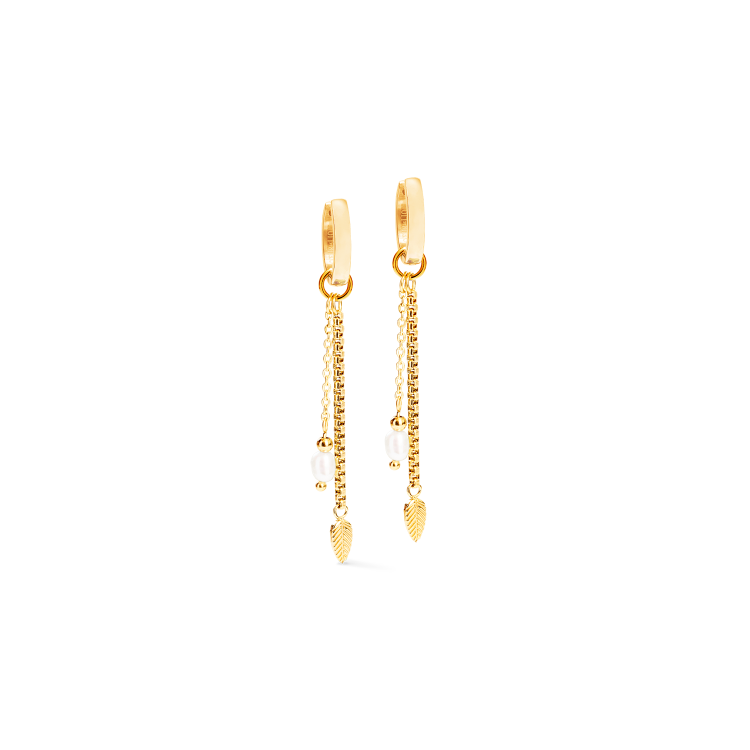 Orecchini Serene Knot Chain oro