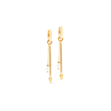 Orecchini Serene Knot Chain oro