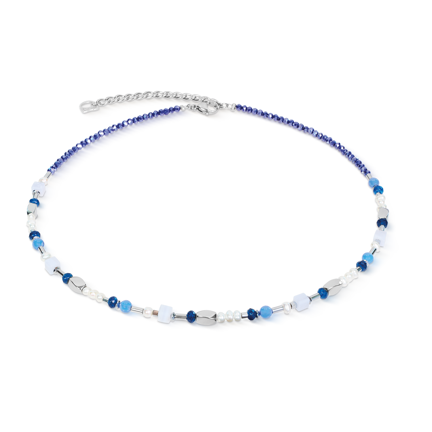 Collana Mosaic Sky argento