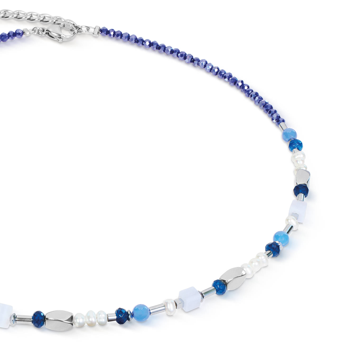 Collana Mosaic Sky argento