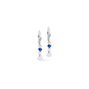 Orecchini pendenti Mosaic Sky argento