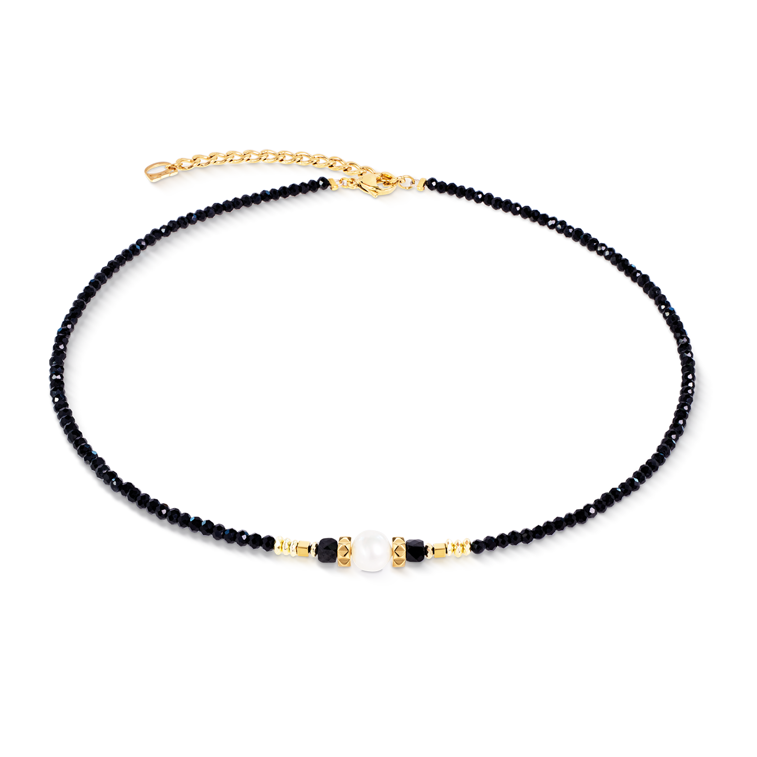 Collana Astoria Noir Pearl oro