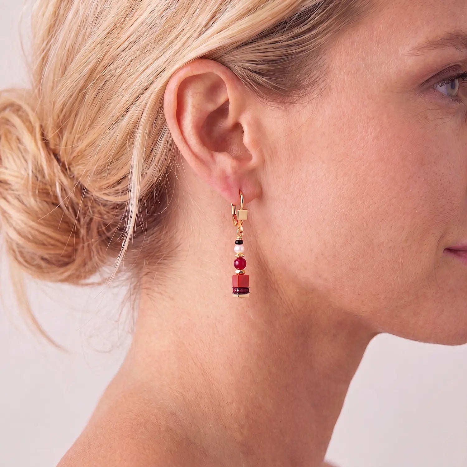 COEUR DE LION Orecchini Atelier Ember oro – indossato