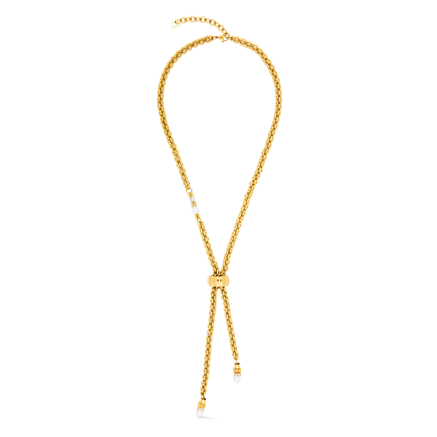 Collana a Y Structure oro
