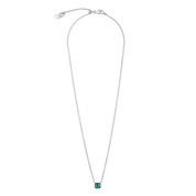 Pietra Di Nascita Maggio Collana Agata Verde Argento