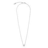 Pietra Di Nascita Aprile Collana Quarzo Bianco Argento