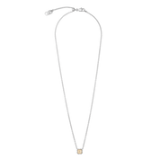 Pietra Di Nascita Giugno Collana Giada Crema Argento