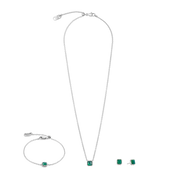 Pietra Di Nascita Maggio Bracciale Agata Verde Argento