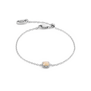Pietra Di Nascita Giugno Bracciale Crema Giada Argento