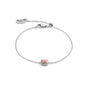 Pietra Di Nascita Luglio Bracciale Rodocrosite Argento