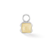 Pietra Di Nascita Novembre Charm Citrino Argento