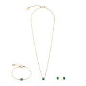 Pietra Di Nascita Maggio Bracciale Agata Verde Oro