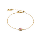 Pietra Di Nascita Luglio Bracciale Rodocrosite Oro