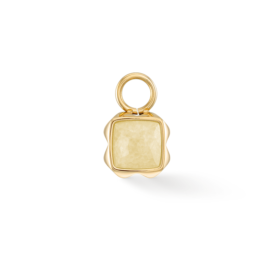 Pietra Di Nascita Novembre Charm Citrino Oro