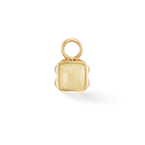 Pietra Di Nascita Novembre Charm Citrino Oro