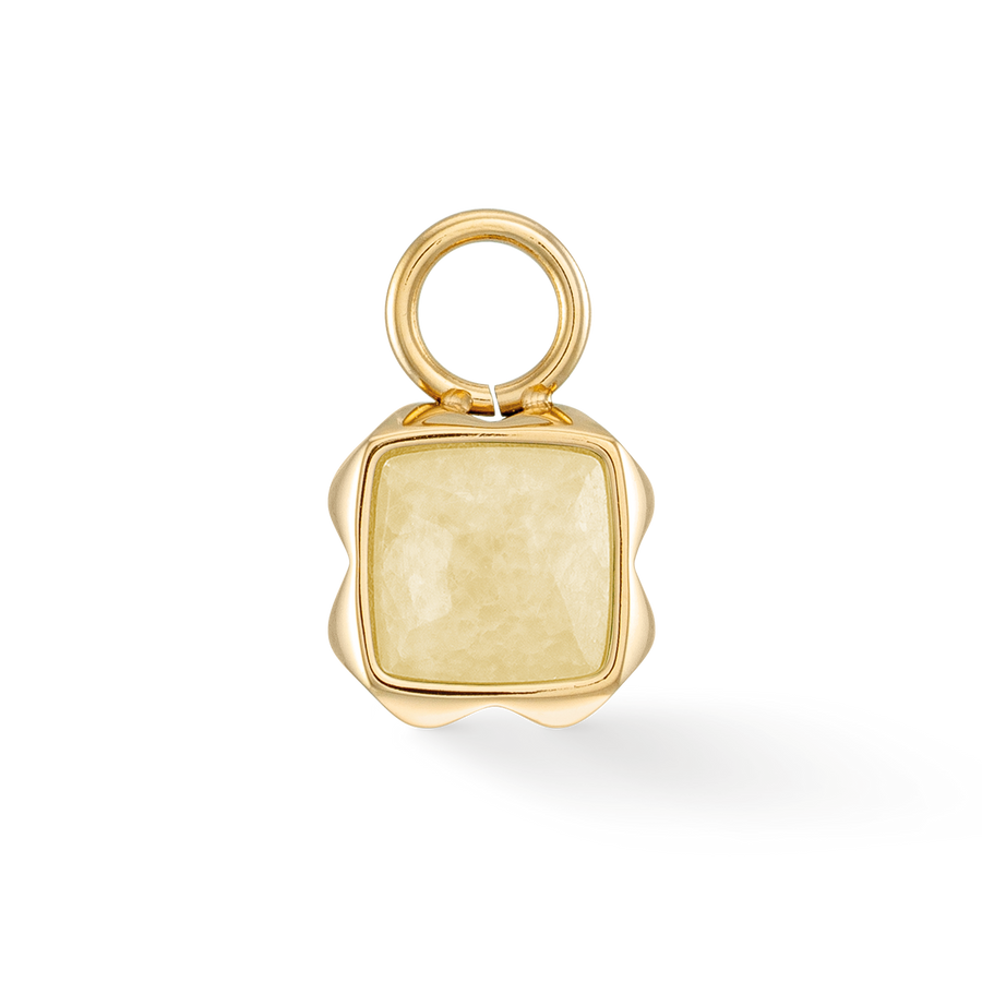 Pietra Di Nascita Novembre Charm Citrino Oro