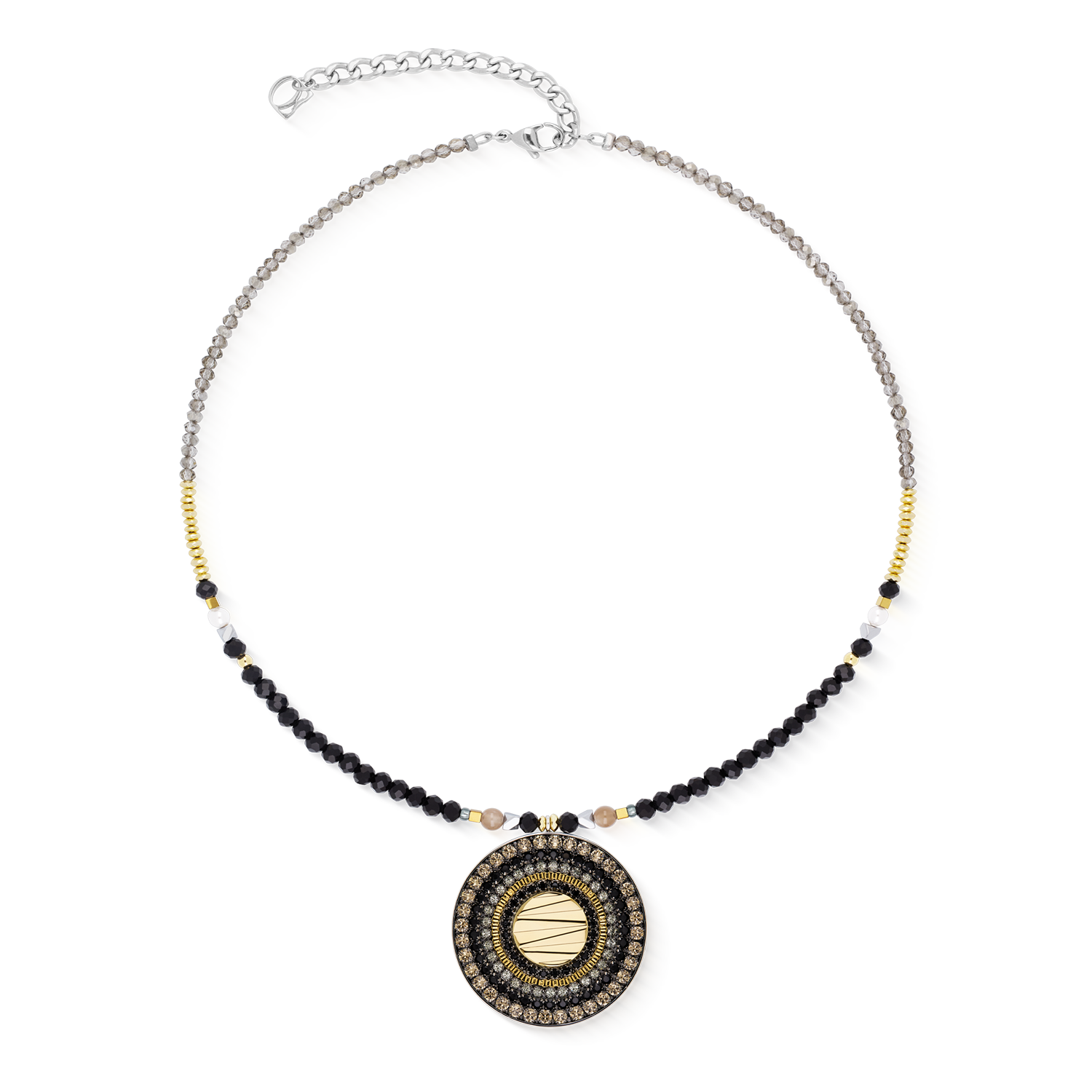 Collana Amulet Modern Future oro-nero
